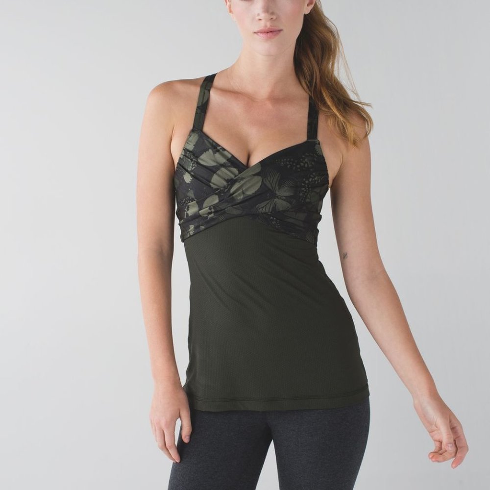 Lululemon Wrap It Up Tank X Cross Butterfly Racer - Picture 1 of 10